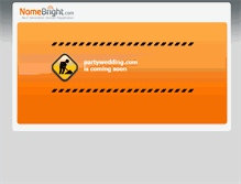 Tablet Screenshot of partywedding.com